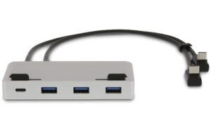 LMP USB-C Dock Prostand 4K Silver USB-C, 3x USB3.0, HDMI, MiniDP, RJ45