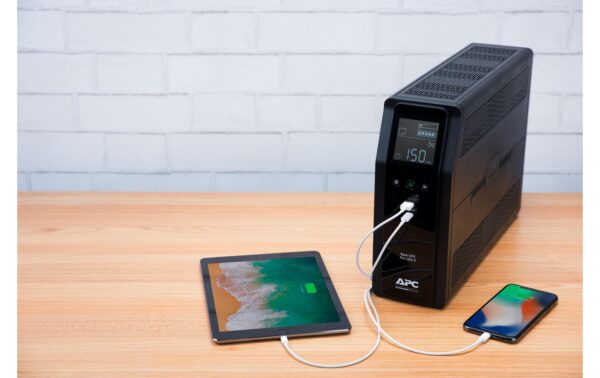 APC USV BR1200SI 1200VA/720W Line Interaktiv, Tower, LCD Display