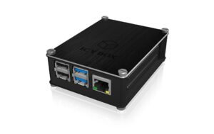 RAIDSONIC ICY-BOX Alu Gehäuse Raspberry Pi 4 Aluminiumgehäuse, schwarz kaufen | Mediatech.ch