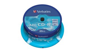 Verbatim CD-R 52x 80Min/700MB 25er Spindel Bis 52-fach, m.Logo/n.bedruckbar / Datalife