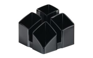 HAN Stifteköcher SCALA 4 Fächer, schwarz