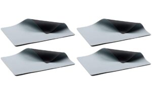 Bitz Tischset Schwarz/Hellblau 4er Set 4er Set, 46x33 cm, PVC