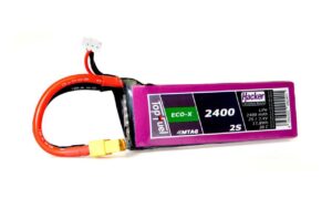 TF ECO-X LiPo-Akku 7.4V 2400mAh 2S 20C 107x34x15 mm, 126 g XT60, MTAG