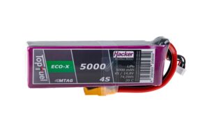 TF ECO-X LiPo-Akku 14.8V 5000mAh 4S 20C 138x42x35 mm, 455 g XT90/AS, MTAG