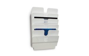 Durable Prospektständer Flexiplus 6 A4 quer 6 Fächer, 340x750x100mm, weiss