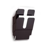Durable Prospektständer Flexiplus 2 A4 2 Fächer, 247x360x100mm, schwarz