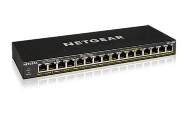 Netgear GS316PP: 16 Port Switch 16-Port Gigabit Switch kaufen Schweiz | Mediatech.ch