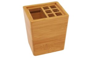 WEDO Stiftehalter Bambus-Serie Bambus, Grösse: 9.6 x 8.5 x 10.8 cm