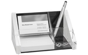 WEDO Stiftehalter Exklusiv Serie Acryl, Grösse: 16.4 x 9.7 x 8.9 cm