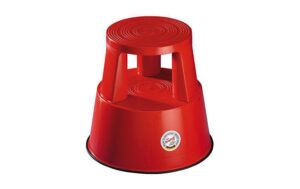 WEDO Rollhocker Step rot aus bruchfestem Kunststoff
