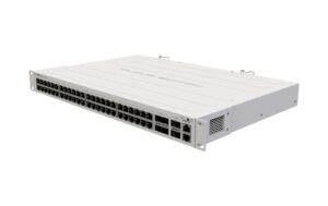 MikroTik CRS354-48G-4S+2Q+RM: Smart Switch 48x1Gbps, 4xSFP+, 2x QSFP+,19Rackeinbau