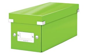Leitz Aufbewahrungsbox CD grün für 30 CD-Hüllen, zusammenfaltbar