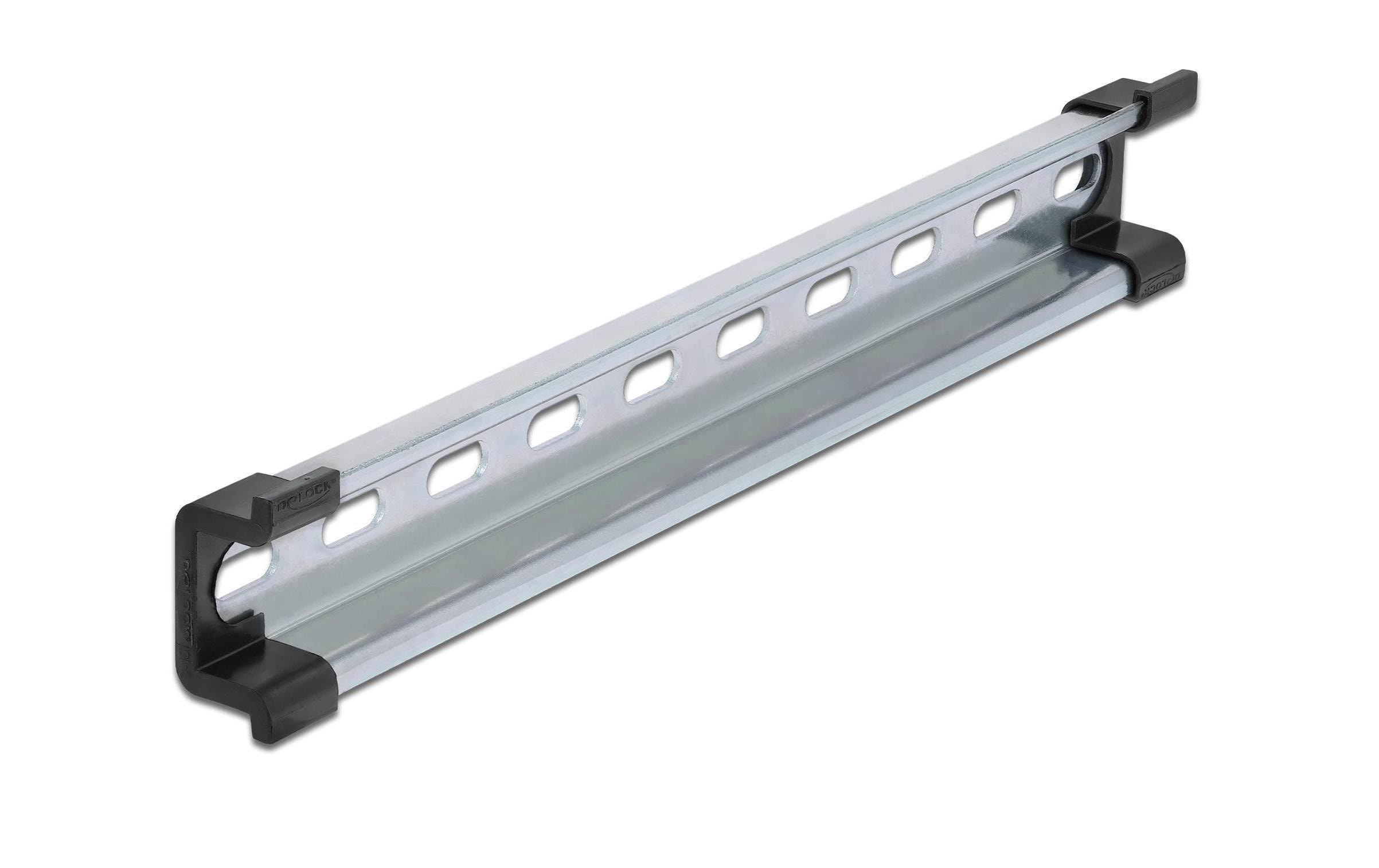 Delock Hutschiene 25cm, mit Schlitzlöcher 250 x 35 x 15 mm, Stahl kaufen Schweiz | Mediatech.ch