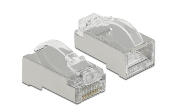 1025697 - Mediatech Delock RJ45 Stecker, STP, Cat.6, 20 Stück RJ45 Crimp+Cut+Curve Stecker kaufen Schweiz | Mediatech.ch