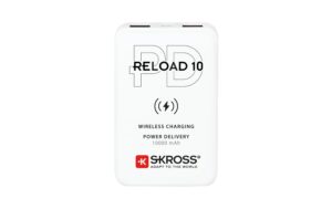 SKROSS RELOAD 10 PD Qi Power Bank 10'000 mAh, USB A 2A, USB C 2A, 5 / 9V