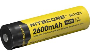 NiteCore 18650 Akku 2600mAh NL1826 Batterie/Akku