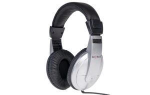 1027975 - Mediatech Sovanos SVH100-SI Geschlossener Mehrzweck-Kopfhörer, silber