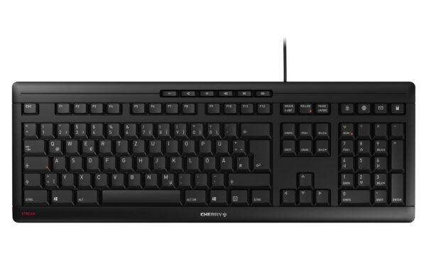 Cherry STREAM schwarz DE Layout USB