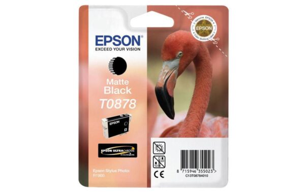 102889 - Mediatech Tinte Epson T08784010, matt schwarz, 11,4ml Stylus Photo R1900