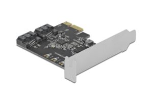 Delock 2 Port SATA PCI Express Karte Low Profile Formfaktor