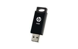 HP USB2.0 v212w 16GB Lesen: 14MB/s, Schreiben: 4MB/s, schwarz