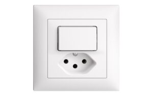Feller EDIZIOdue Komb 1xT13-T S-O,UP,weiss Komplettset mit Rahmen