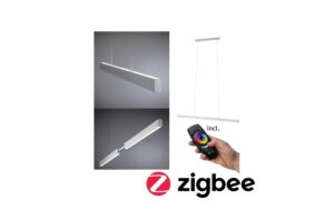 Paulmann LED Pendelleuchte Aptare Zigbee 1x18W Alu gebürstet 230V Metall