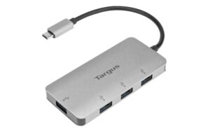 Targus USB-C 4 Port Hub space grau
