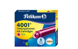 Pelikan Tintenpatrone 4001 6 Stück, pink