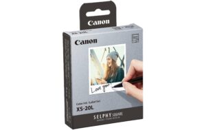 Canon Farbtinte/Papier-Set XS-20L, 72x85mm, 20 Stück, selbstklebend/ablösbar