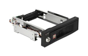 Delock HDD Einbaurahmen, 3.5 HDD in 5.25 schwarz, Hot-Swap kaufen Schweiz | Mediatech.ch
