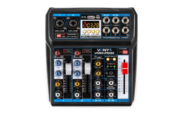 1040795 - Mediatech Vonyx VMM-P500 4-Kanal Mixer kaufen Schweiz | Mediatech.ch