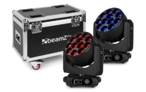 BeamZ Pro MHL1240 Set 2x MHL1240 Moving Head in Case