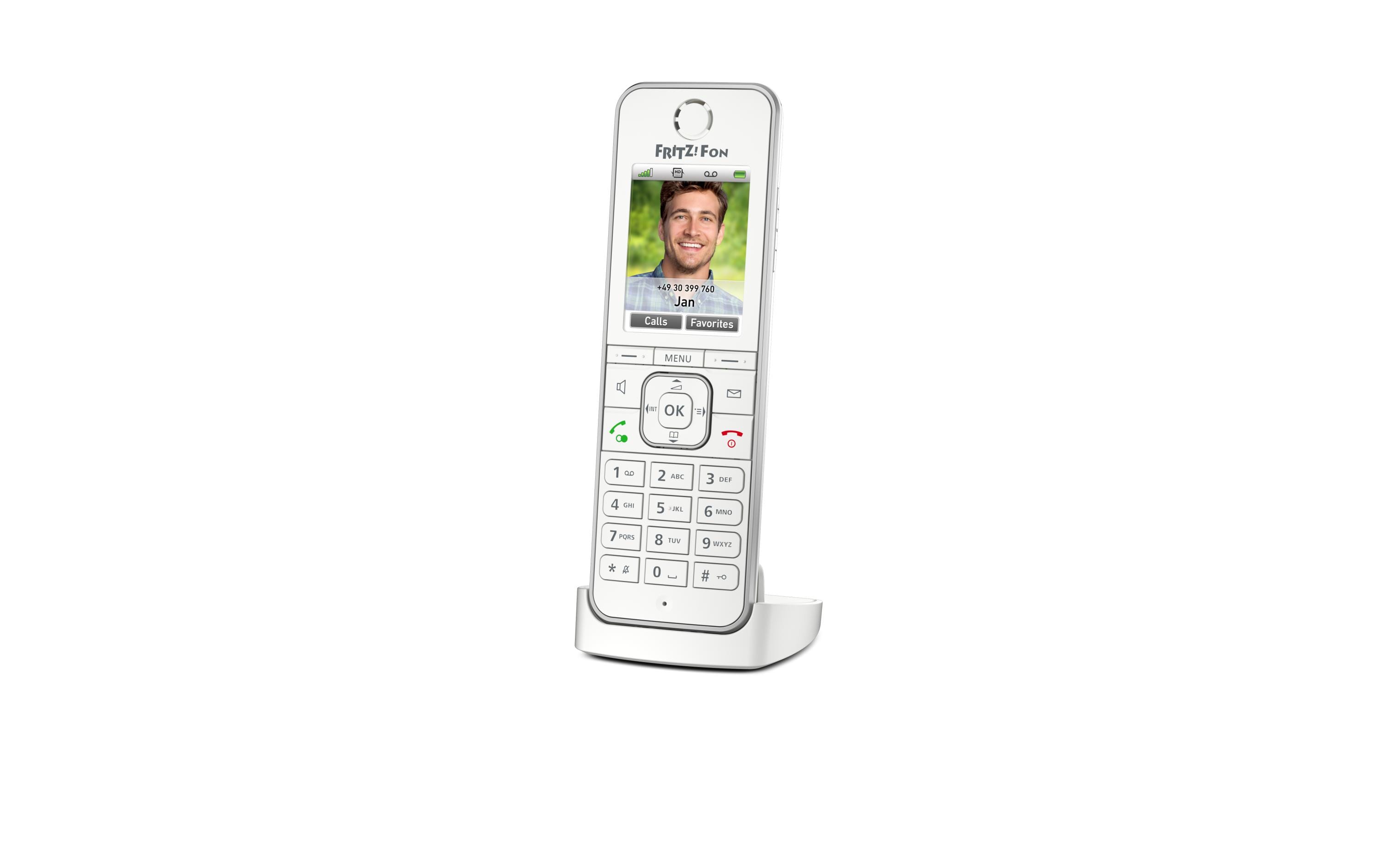 AVM FRITZ!Fon C6 int: DECT Funktelefon für Fritzbox oder DECT-Basisstation