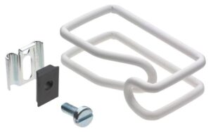 R+M Kabelbügel Metall 85x42mm Fixierung hinten, weiss