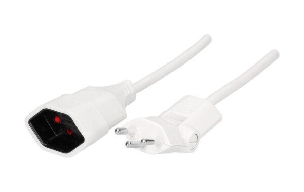 1045396 - Mediatech Max Hauri Verlängerungskabel 1 m weiss Clip-Clap-Stecker angespritzt, Kinderschutz kaufen Schweiz | Mediatech.ch
