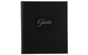 Goldbuch Gästebuch SEDA 25x23cm, 176 Seiten, mit Lesezeichen