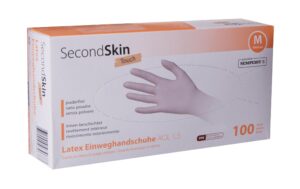 SecondSkin Latexpuderfrei Einweghandschuh M 1 VP à  100 Stück