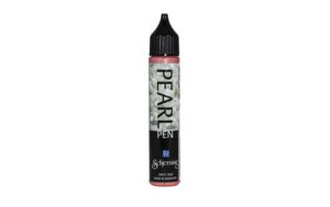 Schjerning Perlentropfenfarbe Pearl Pen Stift à 28 ml, rot
