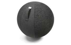 Vluv Stov Stoff Sitzball Anthrazit, Ø 60-65cm