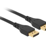 Delock DisplayPort - Displayport Kabel, 5m Schwarz,3840x2160@60Hz,ohne Einrastfunktion