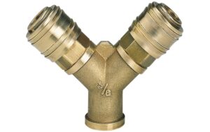 Einhell Verteiler 2 Schnellkupplung R3/8IG
