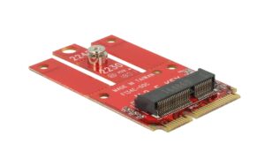 DeLock Mini-PCI-Express-x1 Controller 1xM2 Key E, 1xmSATA, 1x MiniPCIexpress kaufen Schweiz | Mediatech.ch