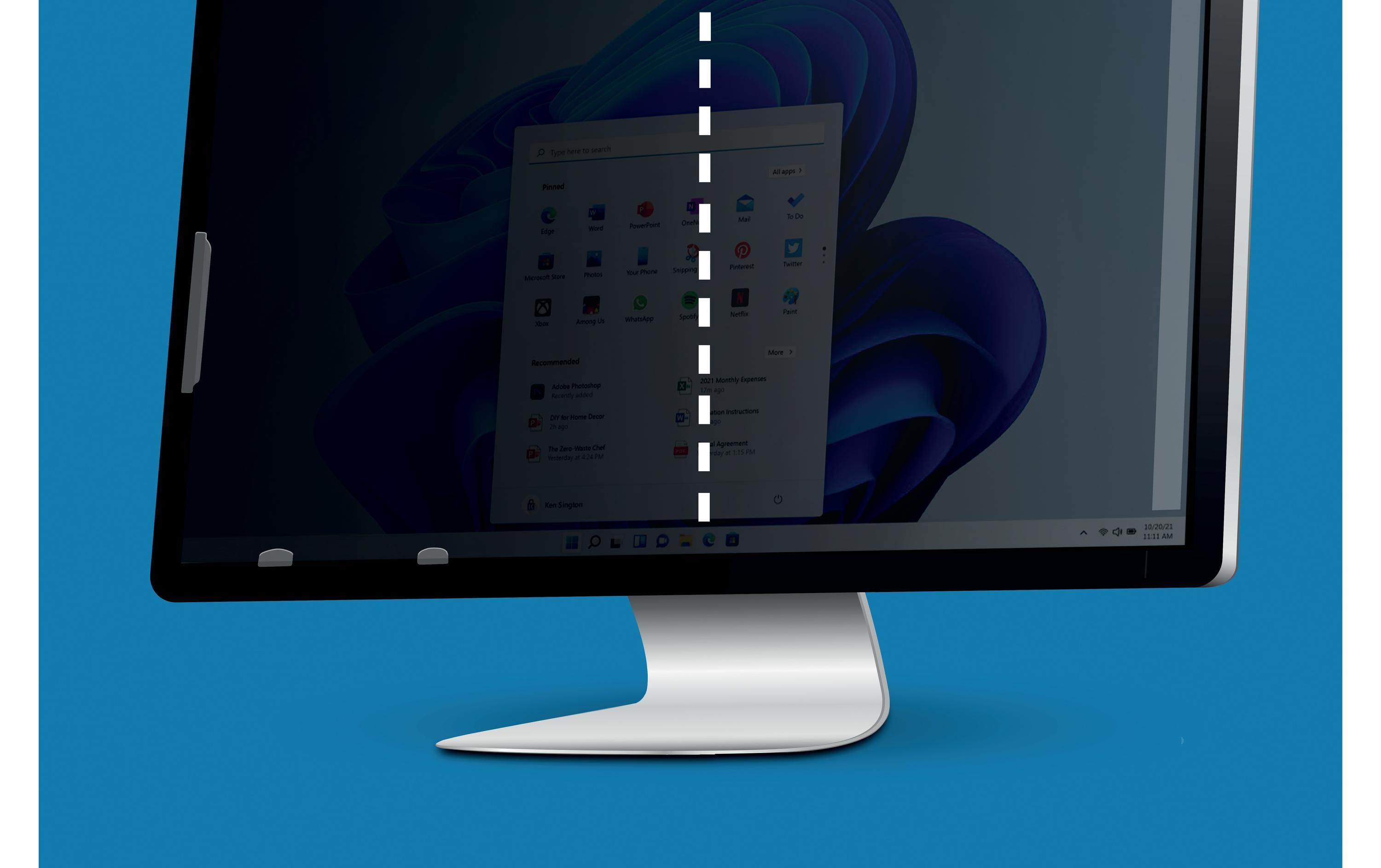 1052378_2 - Mediatech Kensington 2Way Privacy Filter 32 21:9, abnehmbar