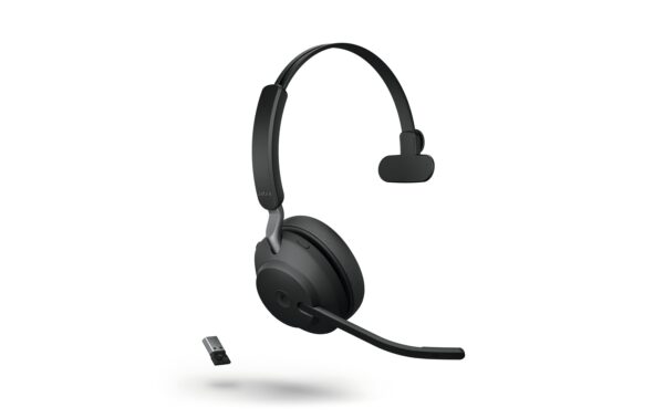 1056443 - Mediatech Jabra Evolve2 65 Mono MS Schwarz BT380, USB-A kaufen Schweiz | Mediatech.ch