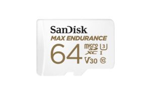 1056672 - Mediatech SanDisk microSDXC Card Max Endurance 64GB U3, V30, bis zu 30'000h Full HD/4K
