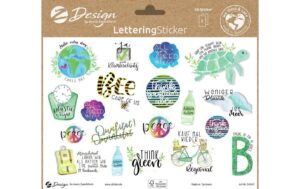 Z-Design Sticker A5 LETTERING Umwelt 2Bg 14.8 x 21