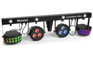 BeamZ ShowBar Free 2x PAR, 2x Derby, 4x Strobe