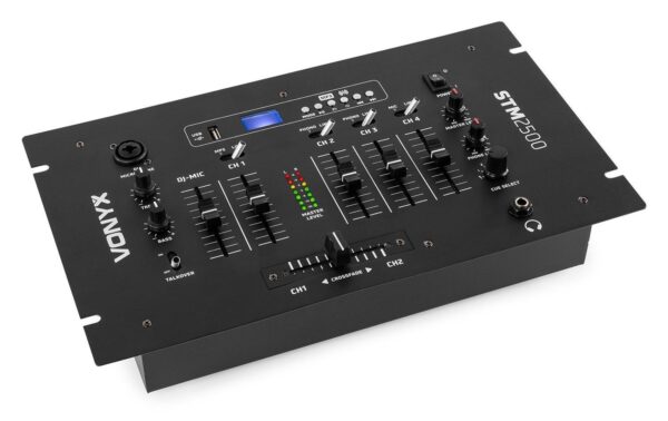 1058553 - Mediatech Vonyx STM2500 5-Kanal Mixer, USB, BT, MP3 kaufen Schweiz | Mediatech.ch