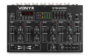 Vonyx STM-2290 6-Kanal Mixer, USB, MP3, BT, Effekte kaufen Schweiz | Mediatech.ch